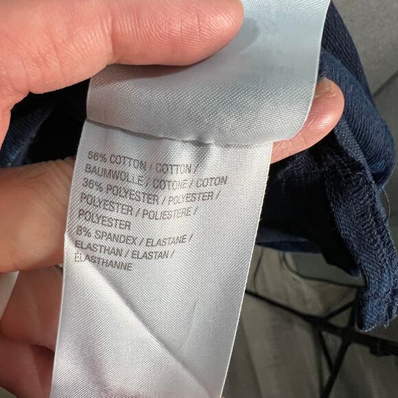 Women with Control Prime Stretch Denim 2 Shift Print Dress Denim Camo, LP - Picture 12 of 13